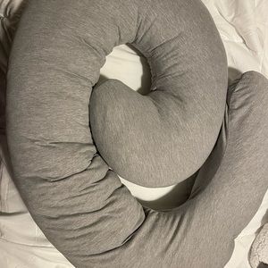 Hardly used gray pregnancy pillow by Pharmedoc